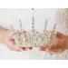 SWEETV Queen Crown for Women - Full Round Wedding Tiara with Rhinestone, Birthday & Cake Topper Crown - Gold Costume Hair Accessories for Prom Party - Buy Online on GoSupps.com