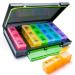 Remtise Weekly Pill Organizer 7 Day Pill Box (3-Times-A-Day) Portable for Travel with Moisture-Proof Design Pill case to Pills/Vitamin/Fish Oil/Supplements