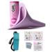GoGirl Female Urination Device, Lavender & Waterproof for Spills & Splashes Tote Holder. LA Fresh Feminine Natural Wipes & Extra Zip Baggies 5 Tote Color Choices (Blue Tote)