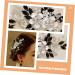 Housoutil Pearl Flower Comb Hair Combs for Wedding Crystal Hair Charms Rhinestone Hair Accessories Black Hair Accessories Plush Purse Bra Extenders Rhinestones Manual Hair up Bride - Buy Online on GoSupps.com