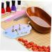 FOMIYES 1 Set Nail Tools Press on Artificial Nails Stand Nail Holder for Painting Nails Artificial Nails Display Holder Press on Nails Stand with Base Acrylic Water Ripple Bracket - Buy Online on GoSupps.com