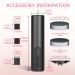 Ranrose Multifunction Electric Callus Remover - 2 in 1 Rechargeable Foot File with Nail Drill Bit & 6 Speeds | Professional Pedicure Tool for Smooth Feet - Black - Buy Online on GoSupps.com