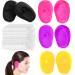 4 Pairs earmuffs Hair dye earmuff hair ear guard Ear covers for shower ear shower caps ear cover protector disposable hair dye ear shield plastic woman Accessories take a bath