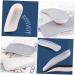 FOMIYES Height Increase Socks - 2 Pairs Non-Slip Heel Support Pads for Men & Women | EVA High Heel Inserts & Shoe Height Lifting Solution - Buy Online on GoSupps.com
