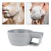 Folpus Gray Shaving Bowl - Smooth Foaming Wet Shaving Cup for Men | Perfect Valentine's Day Gift for Husband & Father - Buy Online on GoSupps.com