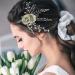 ifundom hair barrettes hair clips hair jewelry Wedding Hair Accessories For Brides Bridal Accessories Wedding Hair Accessories For Women Bridal Headpiece vintage headgear Metal bridesmaid - Buy Online on GoSupps.com