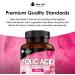 Folic Acid 400mcg - High Strength Pregnancy Vitamins - Vegan Supplements - 120 Tablets for Women - Buy Online on GoSupps.com