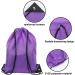 Svaldo 12 PCS 4 Color Cinch Bags - 13x17 Inch Polyester Gym Drawstring Backpacks for Outdoor Sports - Black, Purple, Red, Blue - Buy Online on GoSupps.com