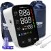 Blood Pressure Monitor - Digital BP Monitor with 8.7 - 16.5 Cuff and 13 - 21 Cuff (Set of 2) Automatic Blood Pressure Cuff for Upper Arm with Large LED Display with 2x120 Reading Memory White