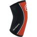 Rehband Elbow Bandage 5mm SBR/Neopren Sleeve for Strength Sports | Anatomical & Tight-Fitting | Unisex Orange/Black - Buy Online on GoSupps.com