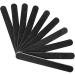 Karlash 10 PCS Professional Double Sided Nail Files 100/180 Grid Emery Board Grit Black Gel Cosmetic Manicure Pedicure Black File 100/180