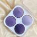 TFE 4 Piece Makeup Blender Transparent