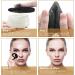 2PCS Velvet Powder Puffs Set for Pressed and Loose Powder - Dual-Use Makeup Tool with Strap - Black & Nude - Buy Online on GoSupps.com