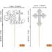 Rsstarxi 24 Pack Baptism Cupcake Toppers First Communion Cupcake Toppers Glitter Cross God Bless Cupcake Picks for Baby Shower Christian Baptism Party Cake Decorations Silver - Buy Online on GoSupps.com