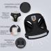 Adjustable Cat Leash Set - Reflective Vest & Leash for Cats & Kittens - Polyester Cat Harness (Black Medium) - Buy Online on GoSupps.com