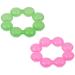 Nuby IcyBite Soothing Ring Teether 2pk - Assorted Colors | BPA-Free Teething Toy - Buy Online on GoSupps.com
