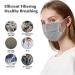 Wecolor 100 Pcs Gray Disposable 3-Ply Face Masks for Home, School & Office - Buy Online on GoSupps.com