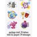 Blue's Clues Medium Temporary Tattoos - Set of 24 in Multicolor - Buy Online on GoSupps.com