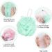 KPSHIRE Pack of 6 Shower Puff Bath Sponge - Extra Soft Body Exfoliating Shower Sponge | Multicolor Skin Cleaning Bath Shower Scrunchie - Bath Scrubber for Body | Shower Loofah for Baby & Adults Multicolor Pack of 6 - Buy Online on GoSupps.com