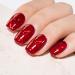 MEGIOR Red Glitter Gel Nail Polish 15ml Sparkling Sequins Gel Polish High Gloss Soak Off UV LED Nail Gel Polish for Nail Art Manicure Salon DIY Home Gift for Girls