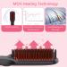 MiroPure Enhanced Hair Straightener Brush - 2-in-1 Ionic Straightening Brush with Anti-Scald, Auto Temperature Lock & Off Function (Black) - Buy Online on GoSupps.com