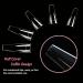 500 Pieces Coffin Shape False Nail Tips - C Curve Half Cover for Women & Girls - Perfect for Stunning Manicures - Buy Online on GoSupps.com