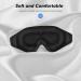 Doimeri Sleep Mask for Women & Men - Comfortable Light Blocking Eye Mask with Adjustable Strap for Travel Night Shift & Naps - Black - Buy Online on GoSupps.com