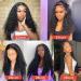 Wear and Go Glueless Water Wave 22 Lace Front Wig | 180% Density Brazilian Human Hair | MSGEM Deep Water Wave | Natural Color | for Black Women - Buy Online on GoSupps.com