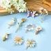 Chunyin 18 Pcs Rhinestone Butterfly Hair Clips Sets | Handmade Crystal Barrettes for Women | Gold Prom Accessories - Assorted Colors - Buy Online on GoSupps.com