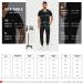 VIAOLI Men's Scrubs Set - V-Neck Top & Jogger Pant - 8 Pocket Cargo - Black L - Buy Online on GoSupps.com