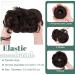 SEGO Large Bun Hairpiece with Elastic Band | Dark Brown Hair Extensions for Women - Ponytail Braid (55g) - Buy Online on GoSupps.com
