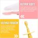 Baby Toothbrush Set for 2 Months to 5 Years | Super Soft Silicone Oral Care | Trainer Toothbrushes in Yellow & Pink - 2 Pieces - Buy Online on GoSupps.com