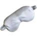 Premium Silk Eye Sleep Mask - Luxurious Satin Eye Cover for Restful Sleep | Includes Silvery Storage Bag - Buy Online on GoSupps.com