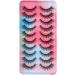 False Eyelashes Clear Band Natural D Curl Natural Cluster Volume Eyelash Set 10 Pairs Natural 3D Adhesive Tape Artificial Eyelashes (DDL09) - Buy Online on GoSupps.com