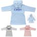 KDO Magic - Bathrobe personalized baby - morning mantle with a embroidery - embroidered first name - several colors - gift idea for Christmas birthday 3-6 months blue