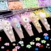 Noverlife 24 Grids Colorful Flower Nail Charms Set for DIY Nail Art - Rhinestones, Gems, Studs, Blossom Decals & Metal Balls - Ideal for Crafts, Phone Cases & Makeup - Multi-Colored - Buy Online on GoSupps.com
