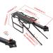 HTTMT Bicycle Rear Rack Fender Luggage Rack Seat with Adjustable Metal Side Wing - ET-BIKE-RACK004-BK - Buy Online on GoSupps.com