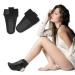 Lightweight Comfort Plantar Fasciitis Night Splint Sock - Soft Plantar Fascia Brace for Achilles Tendonitis Foot Drop Heel Pain-Plantar Fasciitis Relief Night Splint for Women and Men 2PC-S Small Black-2PC