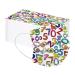 Generically 10/20/50/100 pieces children mouth protection disposable 3-layer cute printed colorful face cover breathable mouth nose protection outdoor mouth scarves scarves unit size A01-20PC