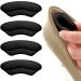 Molain Heel Cushion Inserts - Bladder Prevention Pillows for Large Shoes | 2 Pairs of Suede High Insole Pads for Men & Women - Black - Buy Online on GoSupps.com