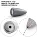 Dr.Fish 3/8oz Bullet Fishing Sinker Weight - 50 Pack for Bass Fishing Texas Rigs - Buy Online on GoSupps.com