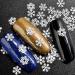 Sethexy 3D Christmas Snowflake Nail Art Accessories - Gold Metal Studs, Sequins & Glitter Alloy for DIY Nails Design- 3 Boxes - Buy Online on GoSupps.com