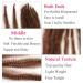 LEEVE 16 Inch Pre-Separated Springy Twist Hair | 8 Packs Crochet Hair for Afro Marley Locs | Distressed Locs & Kinky Braiding Hair Extensions (30#) - Buy Online on GoSupps.com