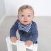 Cheeky Chompers Neckerchew and Neckerbib Bundle - Teething Bibs for Toddlers and Babies - Bandana Style - Baby Bib Gift Set - 4 Dribble Bibs - Preppy Stripes & Baby Dino - Buy Online on GoSupps.com