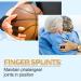 Sopito Finger Splints - 2pcs Finger Support Brace with 6pcs Nylon Sleeves for Broken Fingers, Arthritis, and Knuckle Immobilization - Buy Online on GoSupps.com