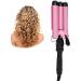 3 Barrel Curling Iron Wand - Hair Waver Curler with LCD Display | International Shipping | Perfect for Home & Salon Use - Buy Online on GoSupps.com