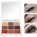 9 Colors Eyeshadow Palette Makeup Palette Eye Shadows Easy Coloring Eyeshadow Makeup Kit Matte Pearlescent Glitter Portable Eye Shadow Powder for Makeup - Buy Online on GoSupps.com