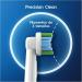 Oral-B Braun Precision Clean Toothbrush Heads - Cleanmaximiser Bristles 8 Count (Pack of 1) - Optimal Cleaning Letterbox Packaging International Shipping - Buy Online on GoSupps.com