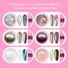 GZMAYUEN Chrome Nail Powder Set - 6 Colors Mirror Effect Metallic Pigment for Stunning Nails | International Shipping Available - Buy Online on GoSupps.com