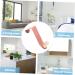 STOBAZA Door Hook Out Door Decor Wall Mounted Coat Hook Home Supply Accessory No Punching Wall Hook 24.5X12.5CM Pink - Buy Online on GoSupps.com